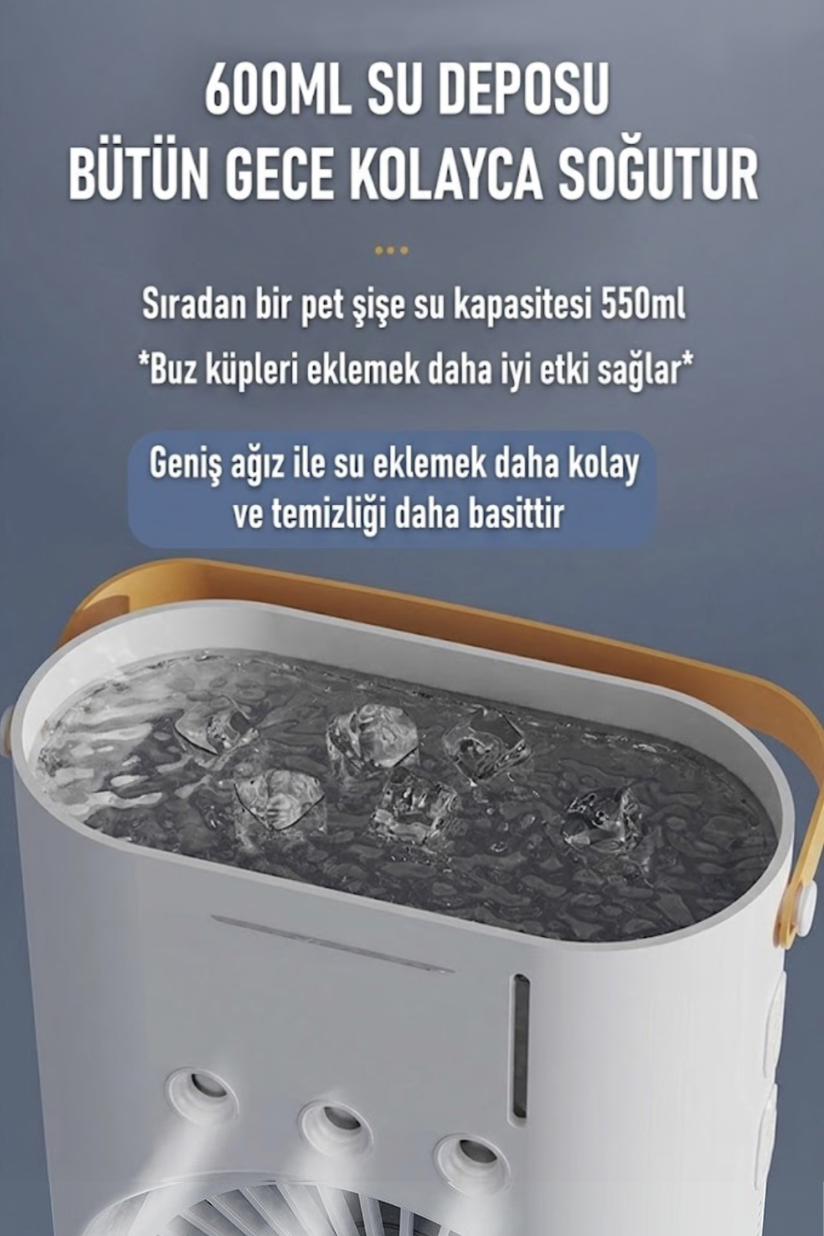 Taşınabilir Mini Klima & Hava Soğutucu görsel 3