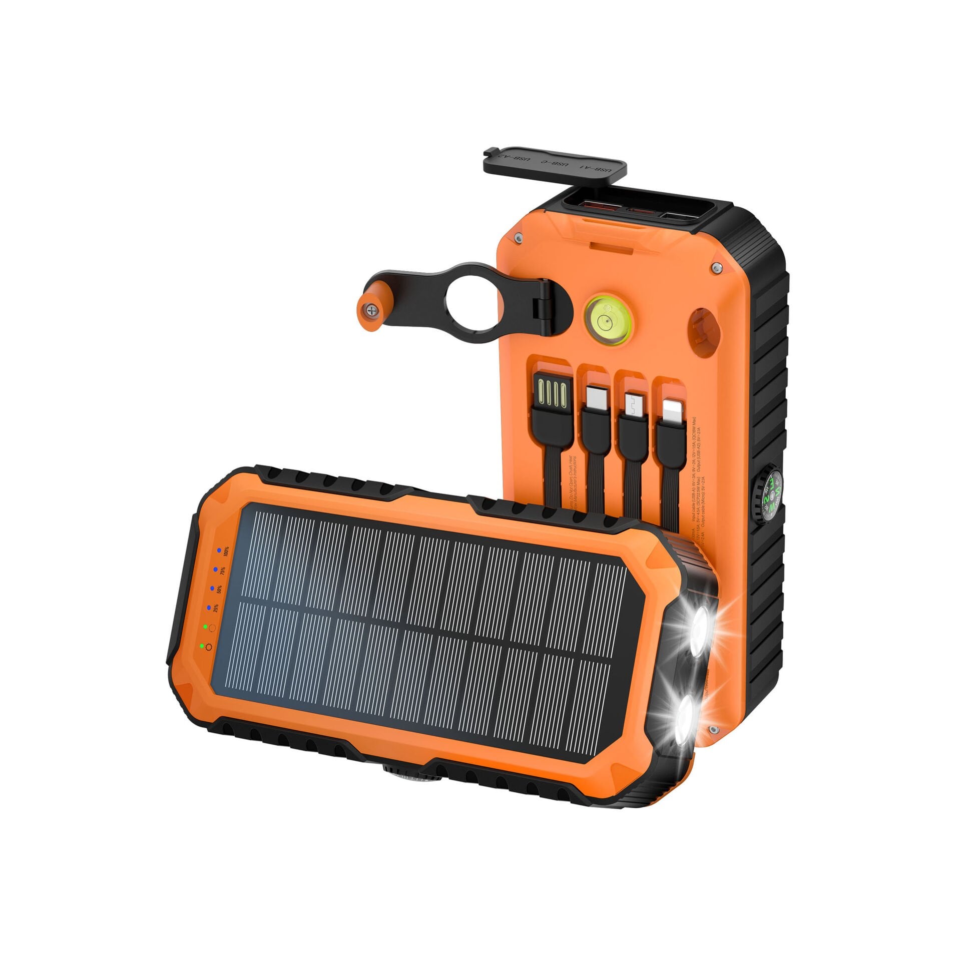 20.000 mAh Güneş Enerjili Powerbank görsel 3