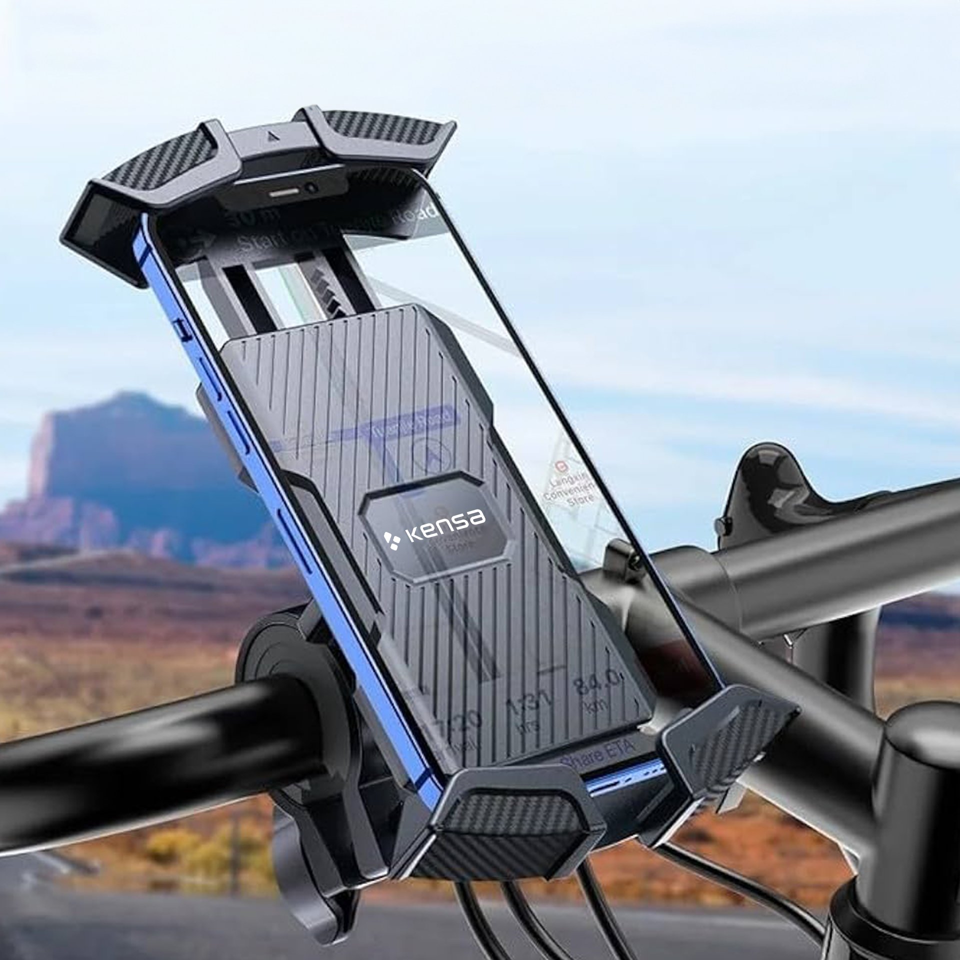 Ultra Güvenli Motosiklet & Bisiklet Telefon Tutucu görsel 2