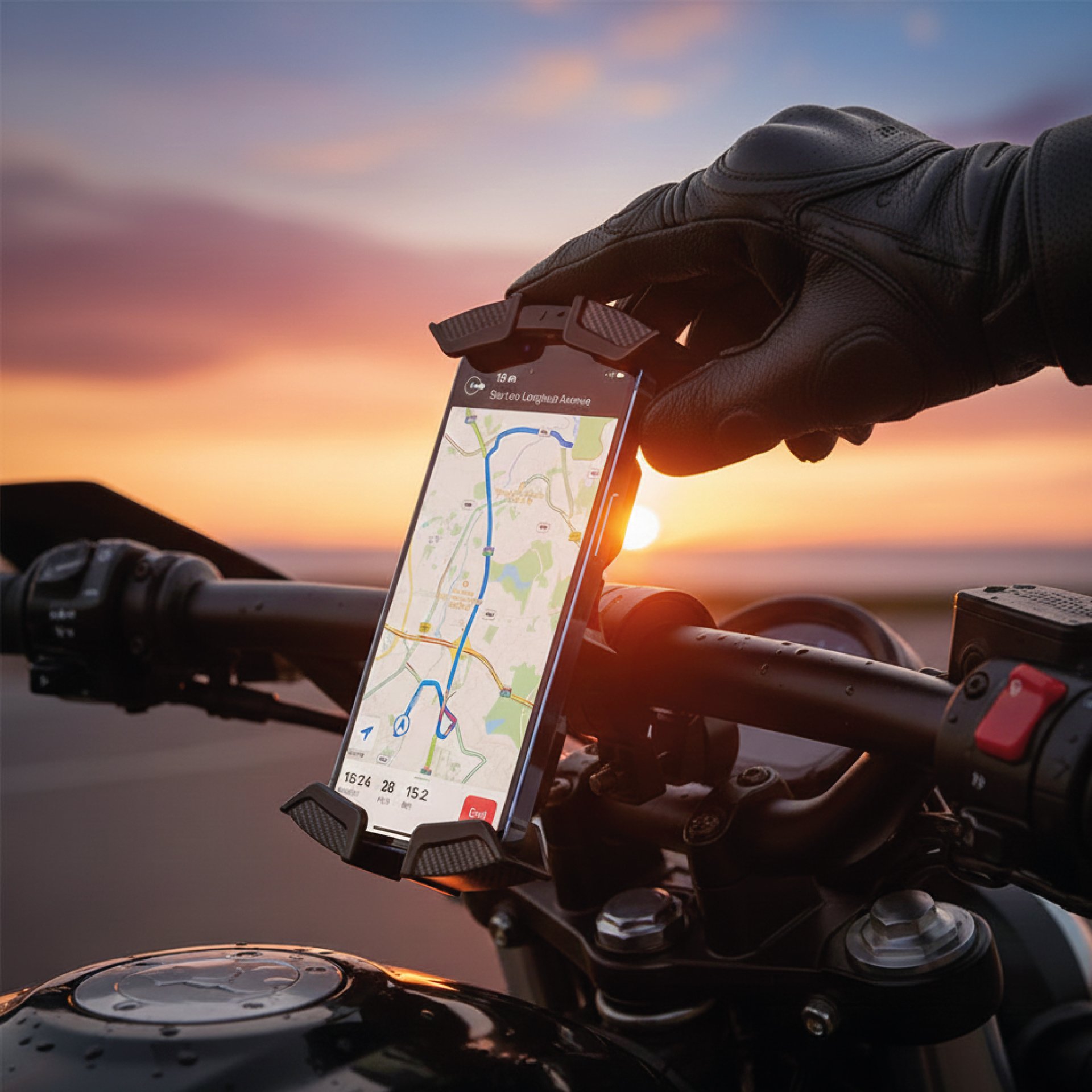 Ultra Güvenli Motosiklet & Bisiklet Telefon Tutucu