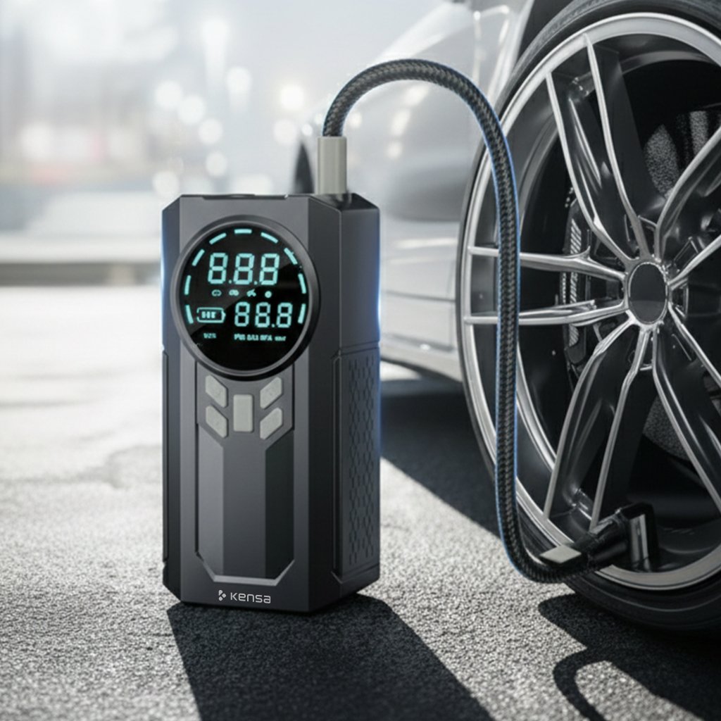 Akü Takviye Cihazı ve Akıllı Hava Pompası 150 PSI - 12.000mAh görsel 3