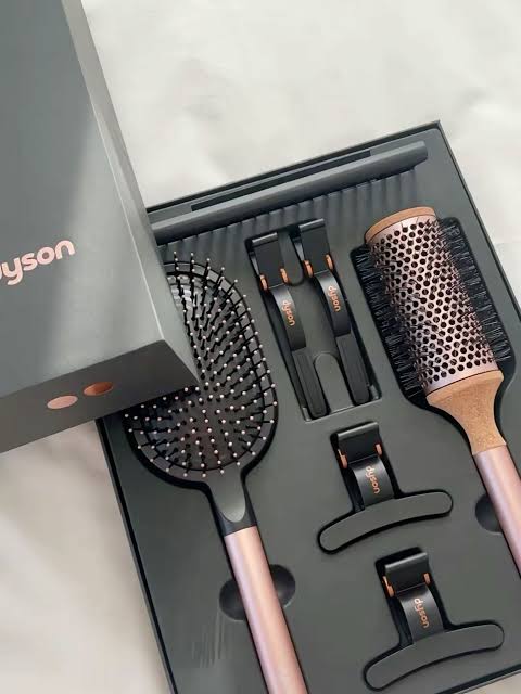 Saç Şekillendirme Tarak Fırça Seti Premium Bakım Kiti Rose Gold