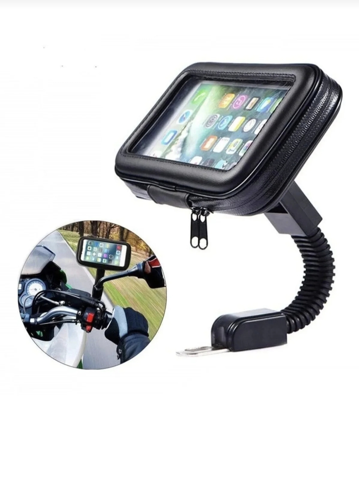 Su Geçirmez Motosiklet Telefon Tutacağı  görsel 4